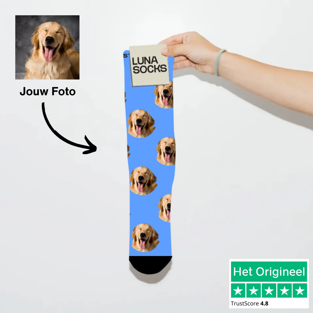 Gepersonaliseerde Katoenen Sokken